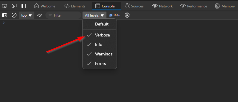 setting of verbose-log